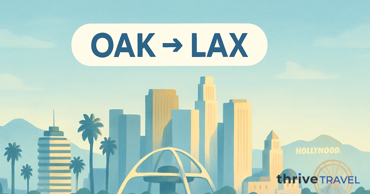 Oakland to Los Angeles