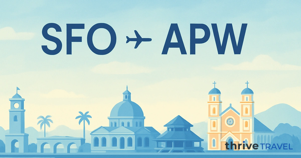 San Francisco to Apia