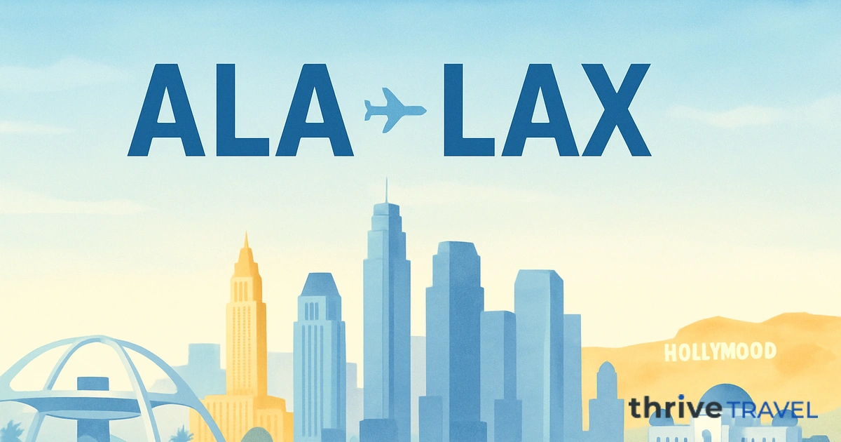 Almaty to Los Angeles