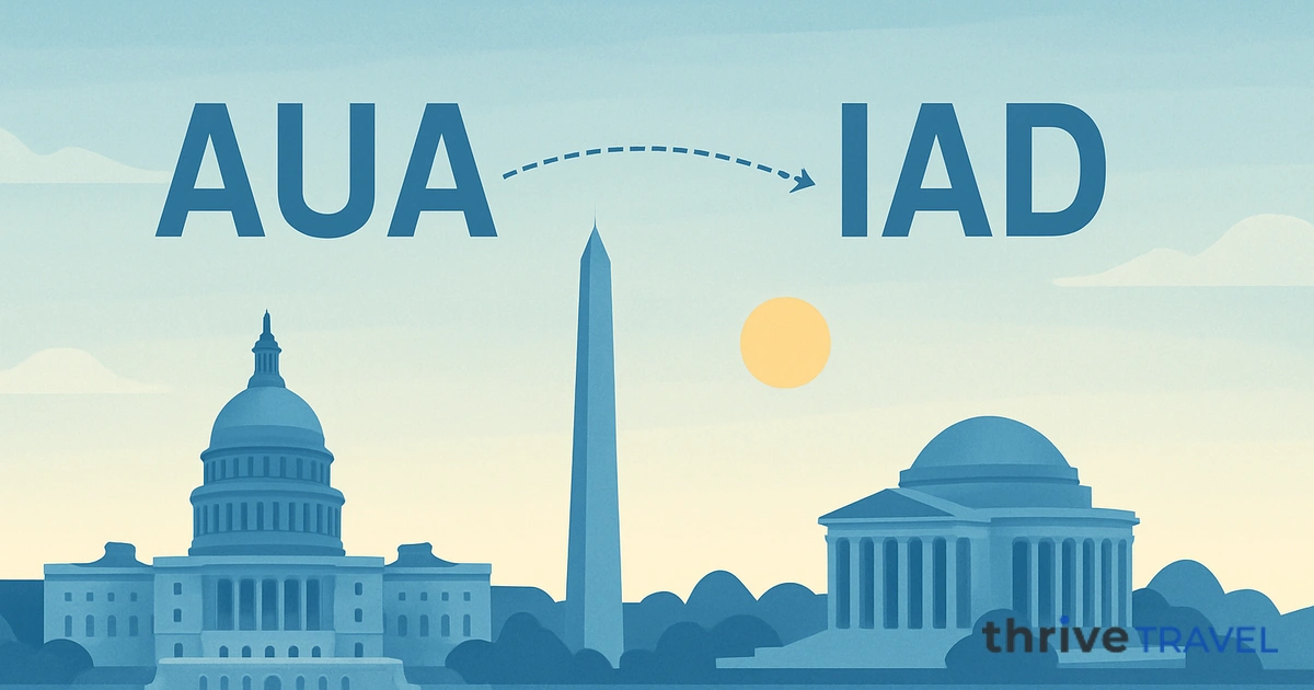 Antigua to Washington D.C.