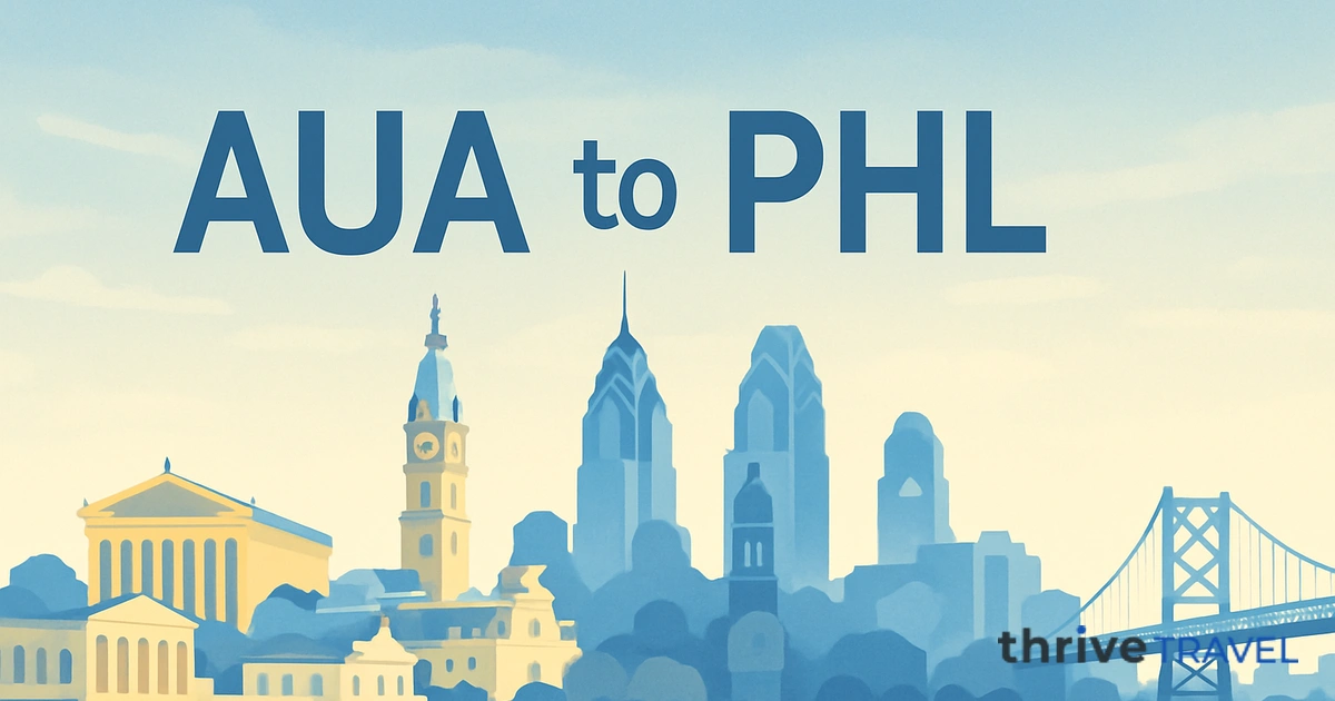 Aruba to Philadelphia