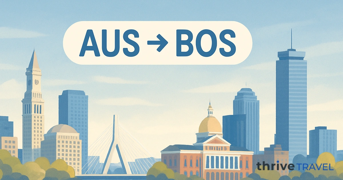 Austin to Boston