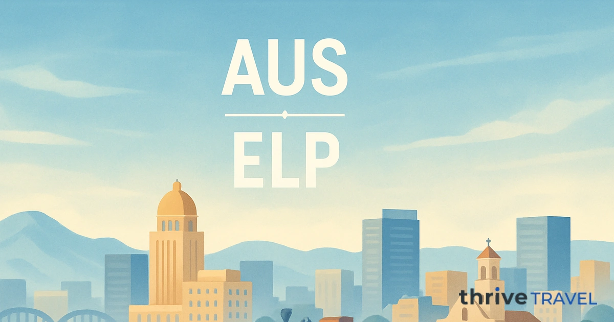 Austin to El Paso