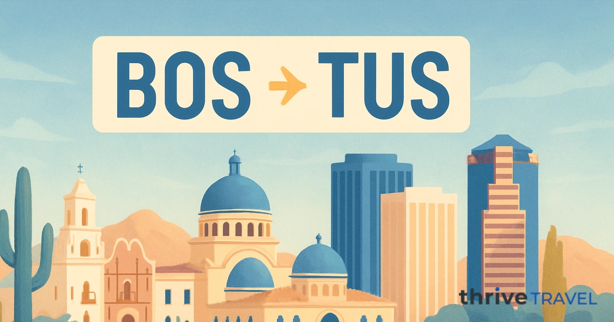 Boston to Tucson