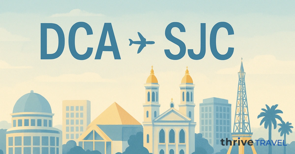 Washington to San Jose