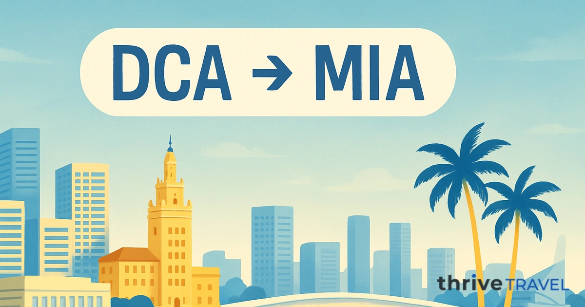 Washington to Miami