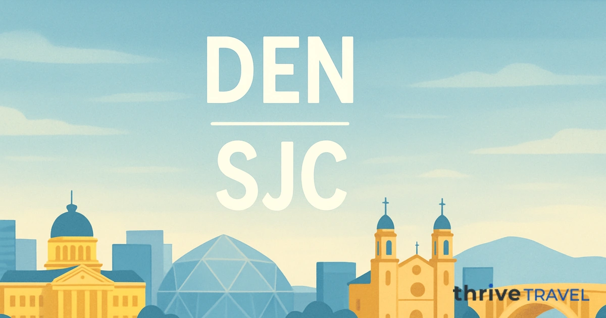 Denver to San Jose
