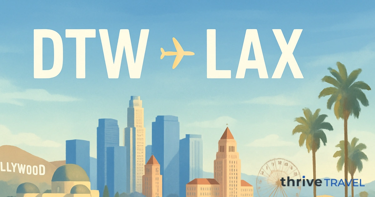 Detroit to Los Angeles