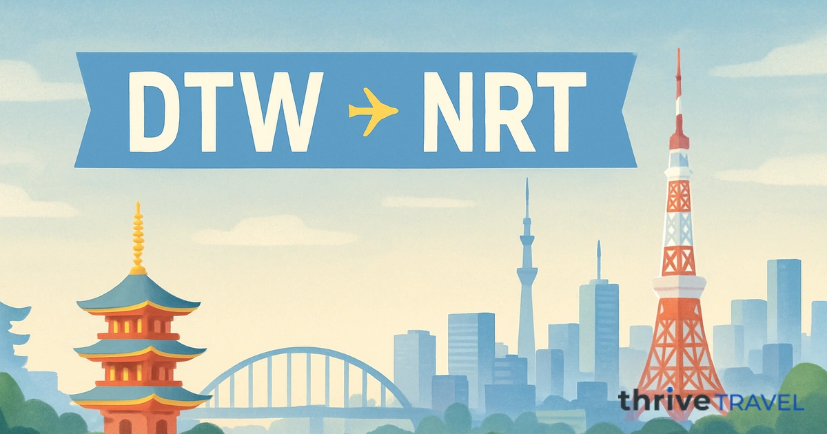 Detroit to Tokyo