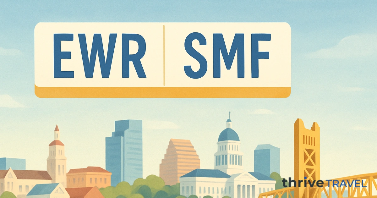 Newark to Sacramento