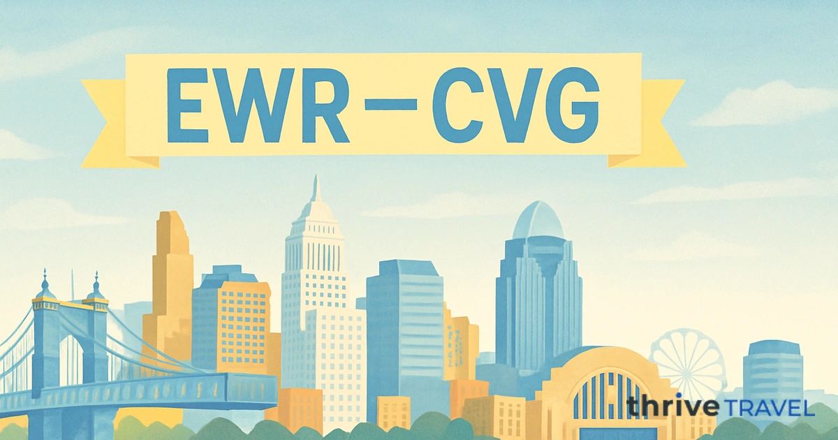 Newark to Cincinnati