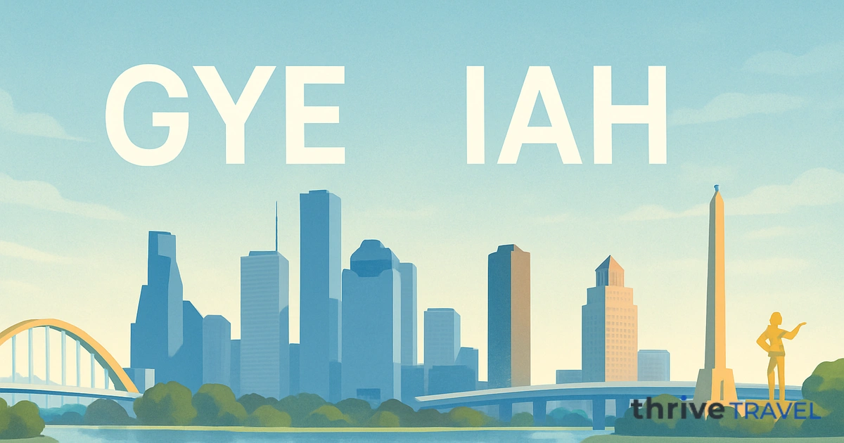 Guayaquil to Houston