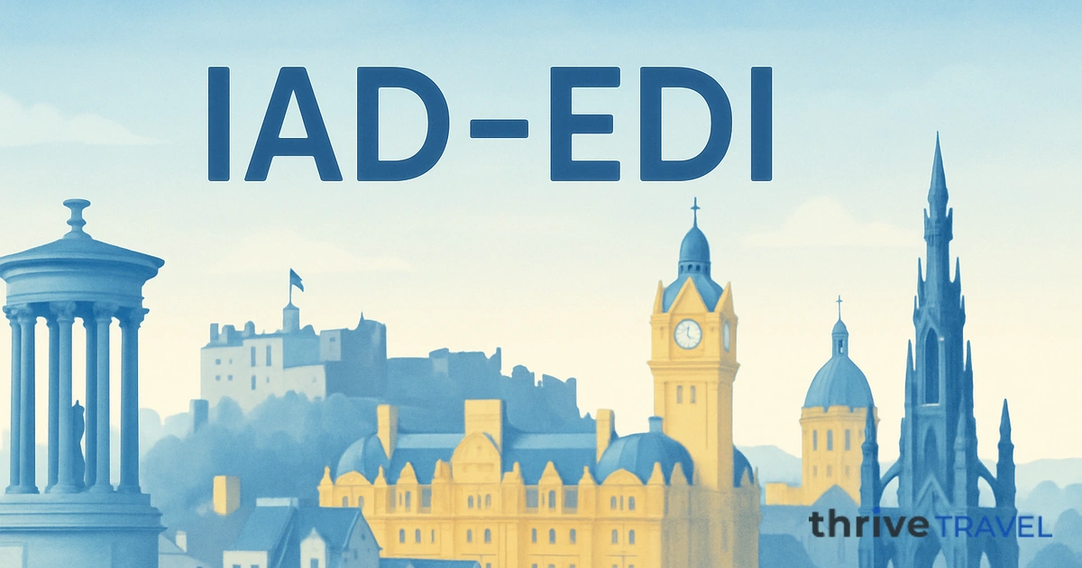 Washington to Edinburgh