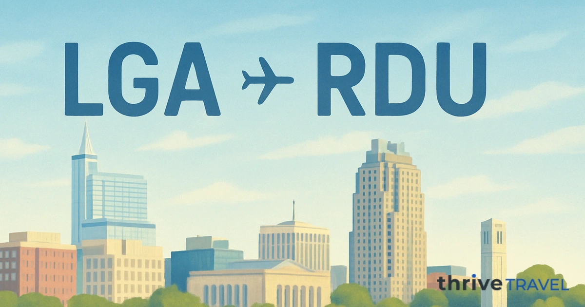 New York to Raleigh-Durham
