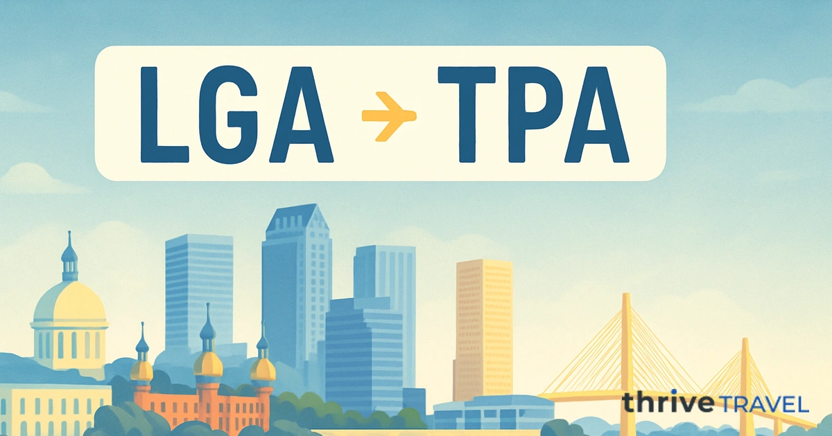 New York to Tampa