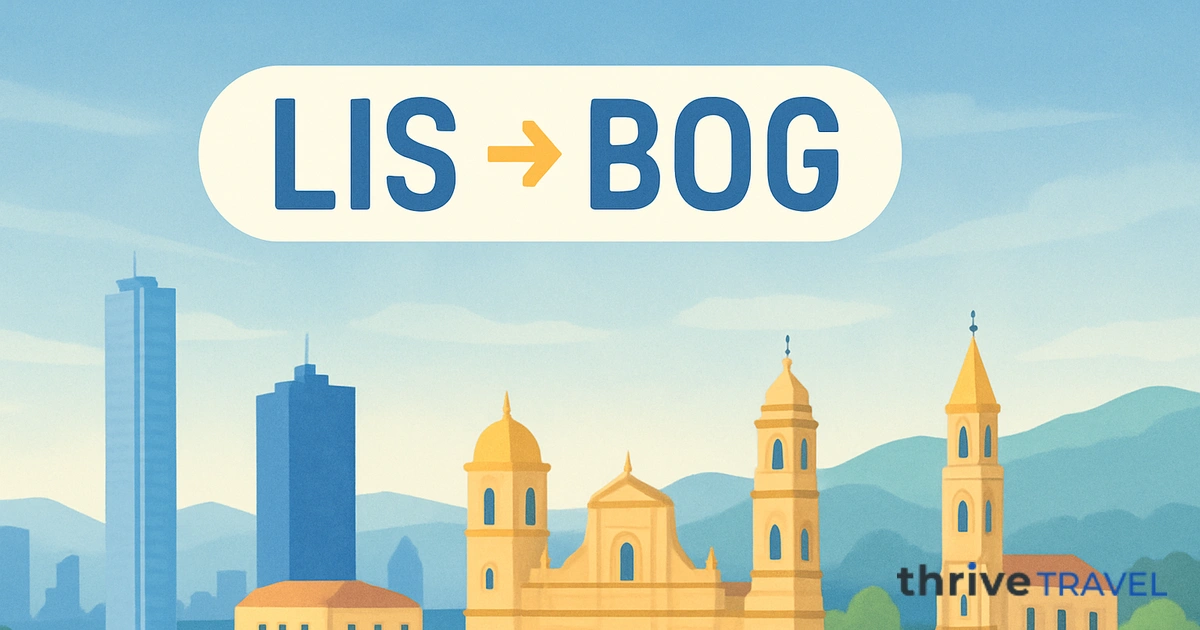 Lisbon to Bogotá