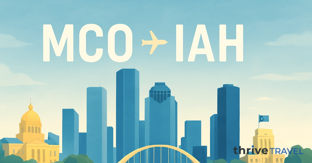 Orlando to Houston