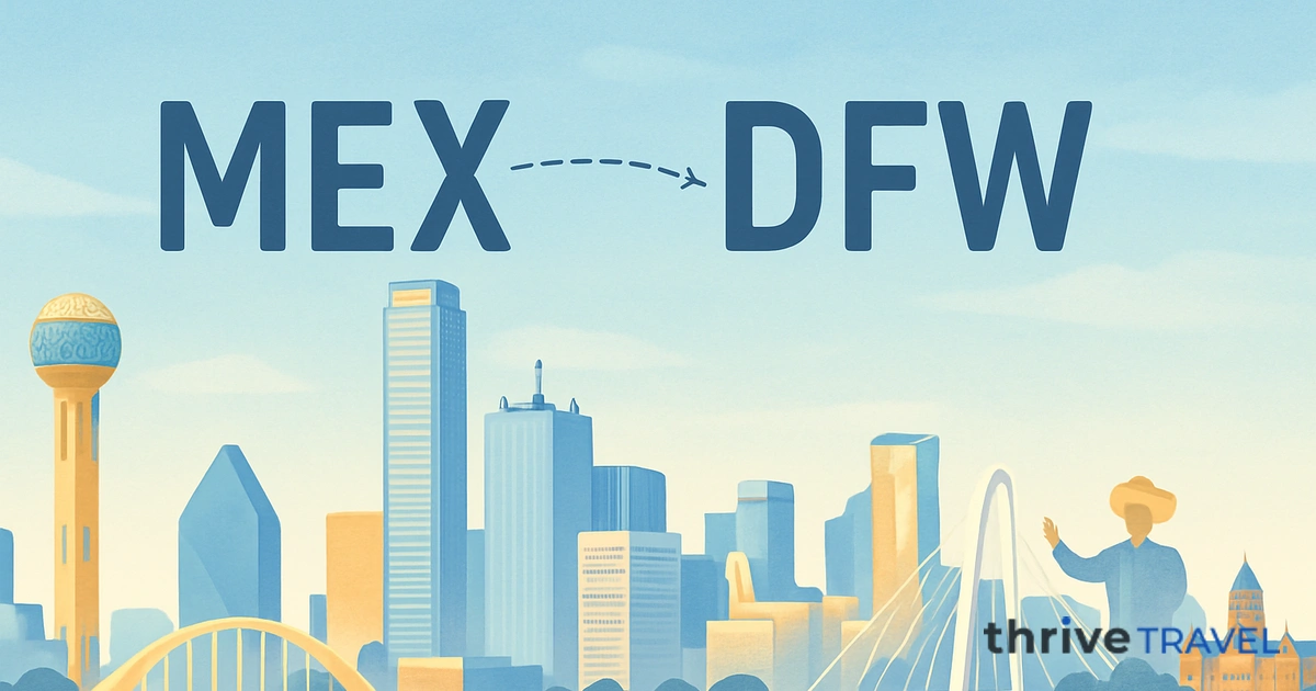 Mexico City to Dallas