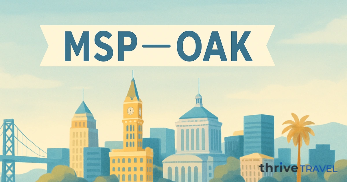 Minneapolis to Oakland