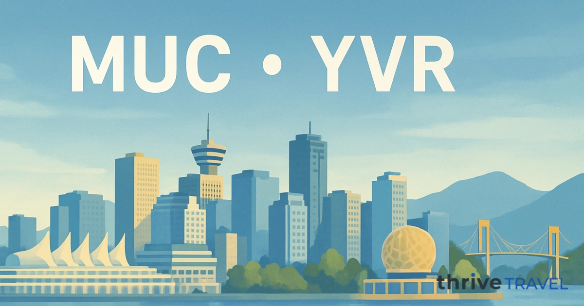 Munich to Vancouver