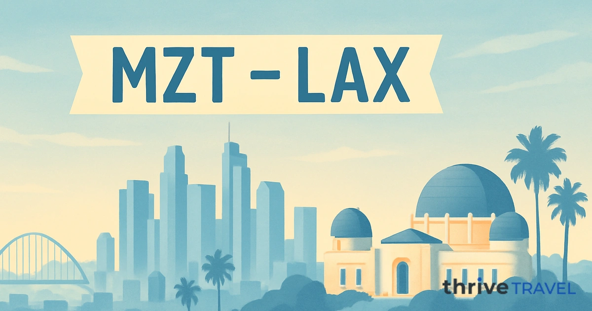 Mazatlán to Los Angeles