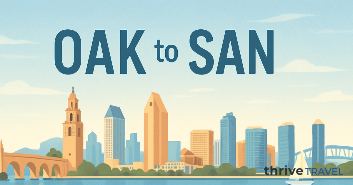 Oakland to San Diego