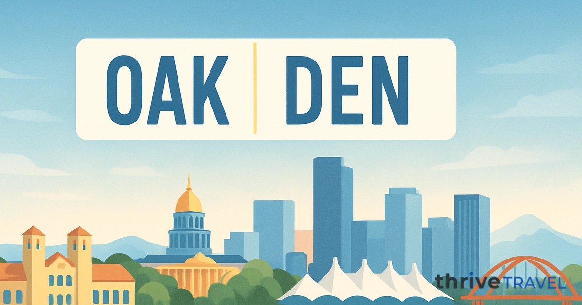 Oakland to Denver
