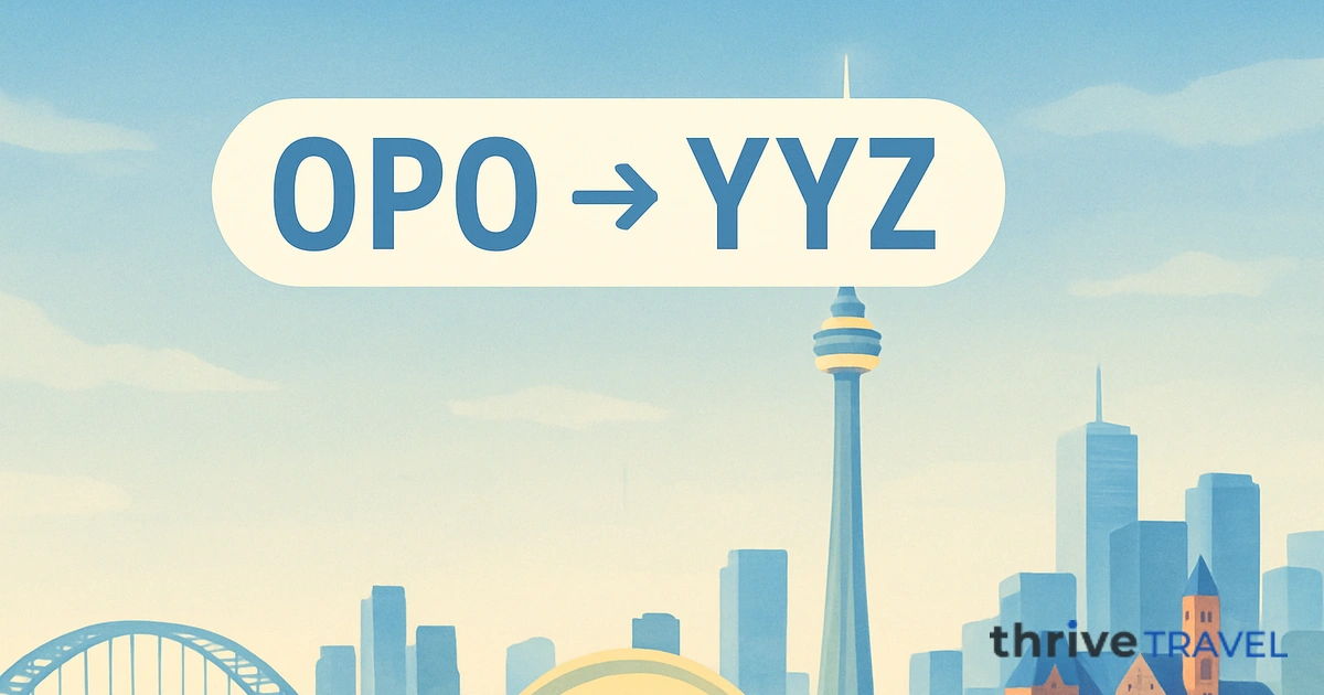 Porto to Toronto