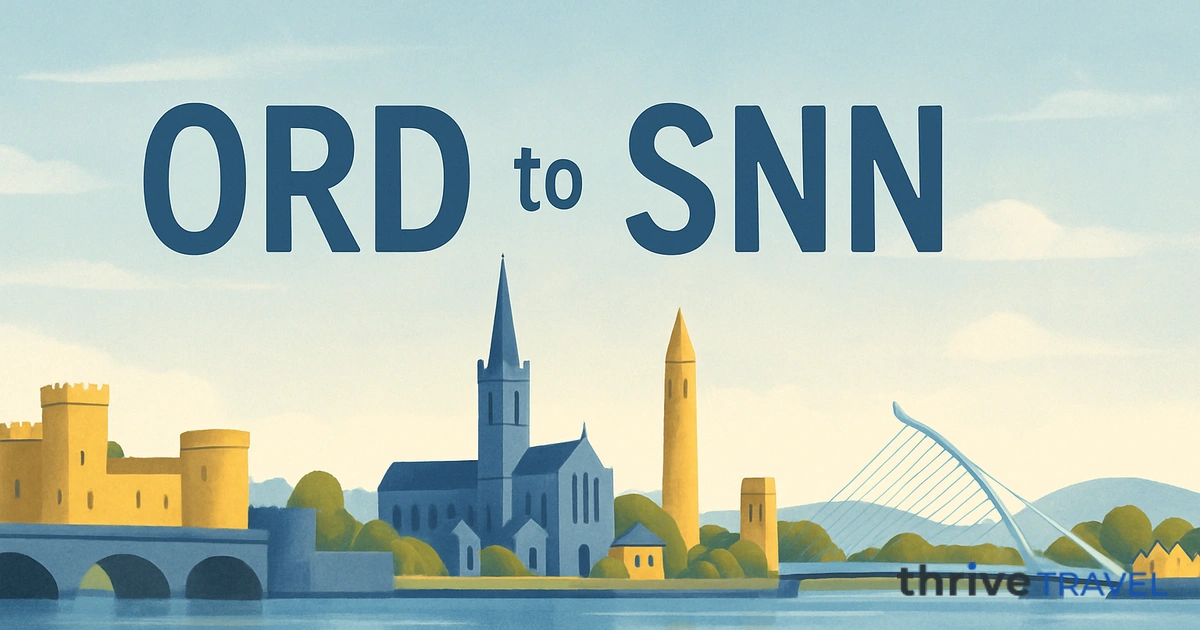 Chicago to Shannon