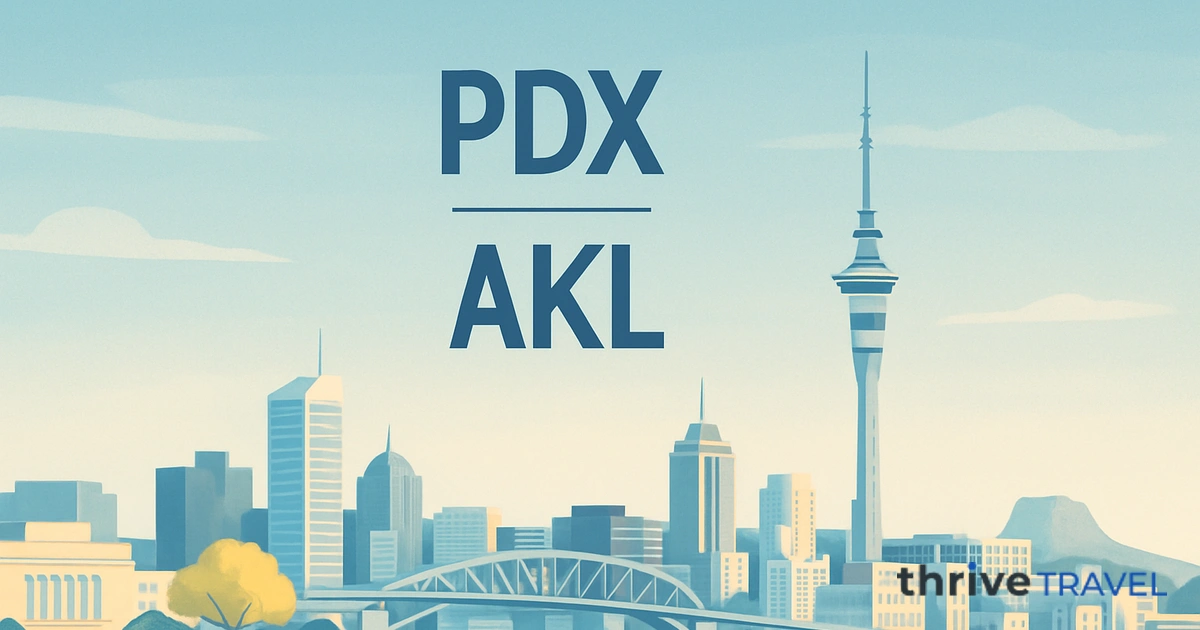 Portland to Auckland