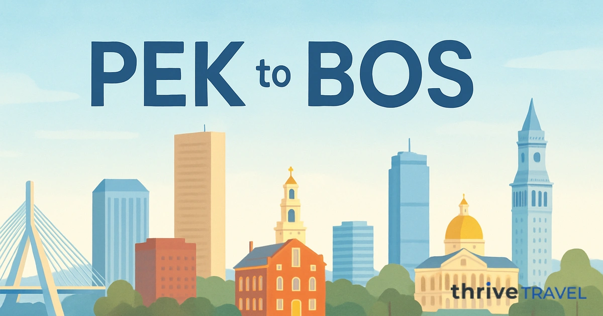 Beijing to Boston