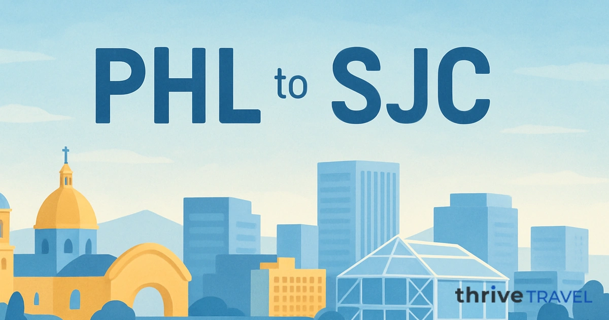 Philadelphia to San Jose