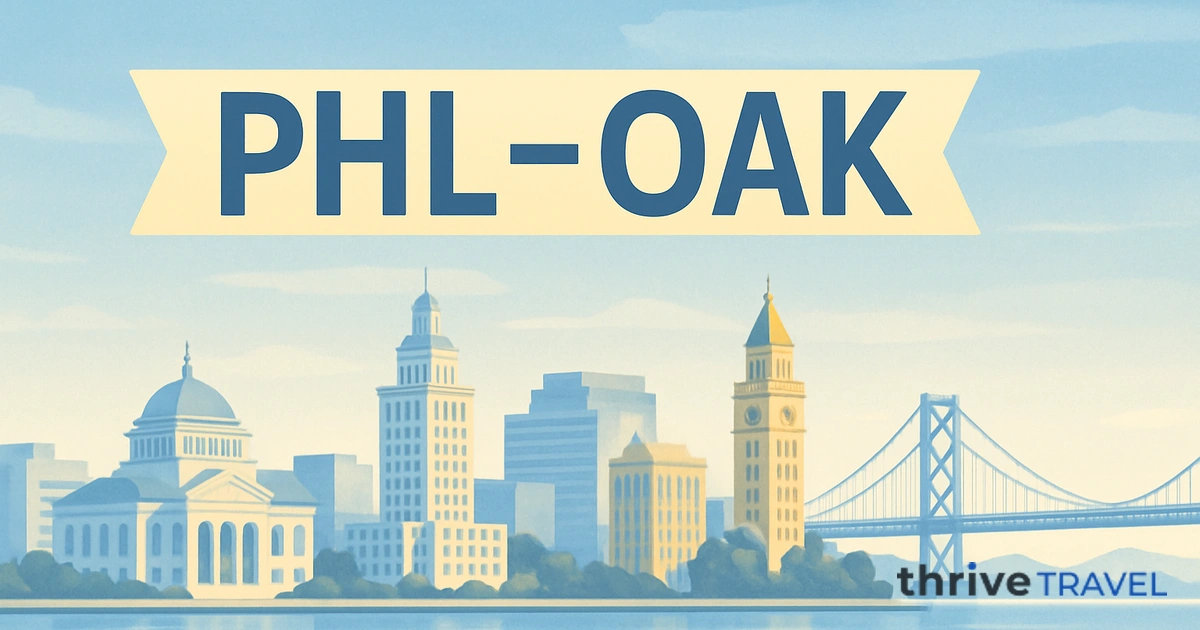 Philadelphia to Oakland