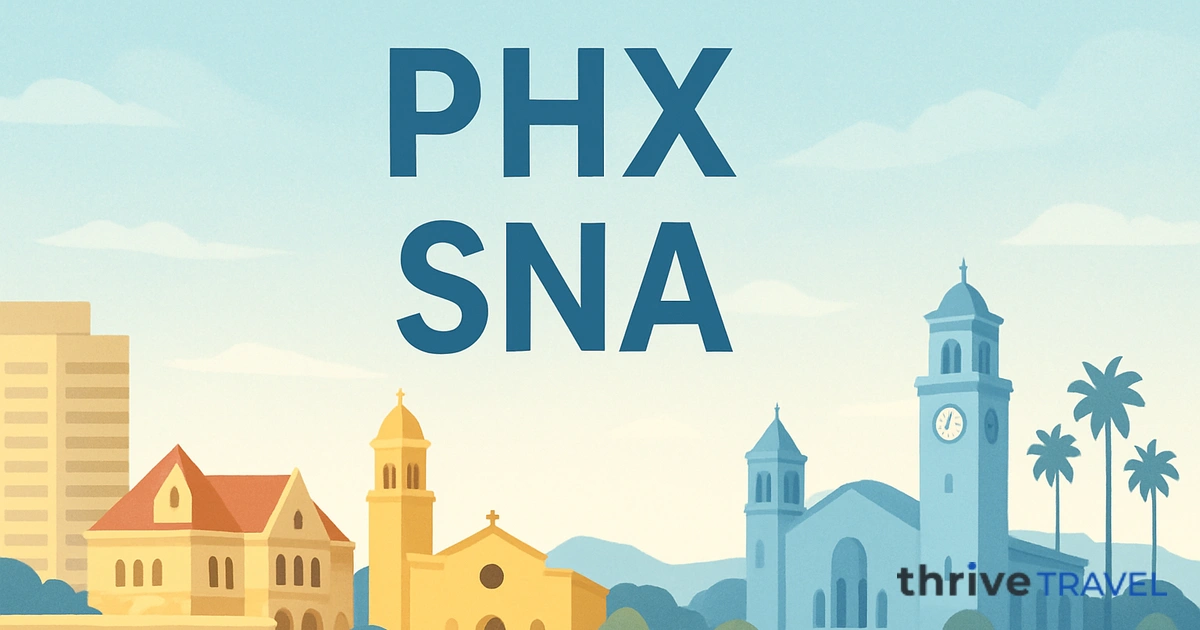 Phoenix to Santa Ana