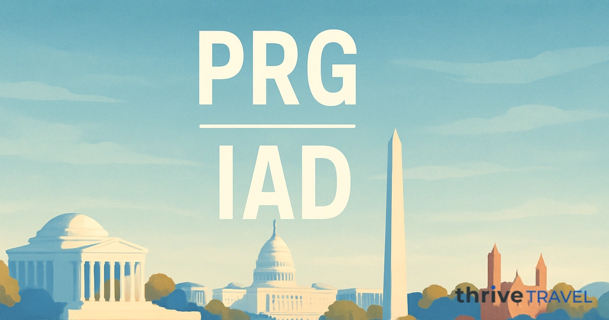 Prague to Washington