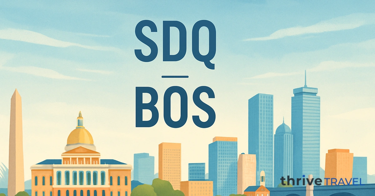 Santo Domingo to Boston