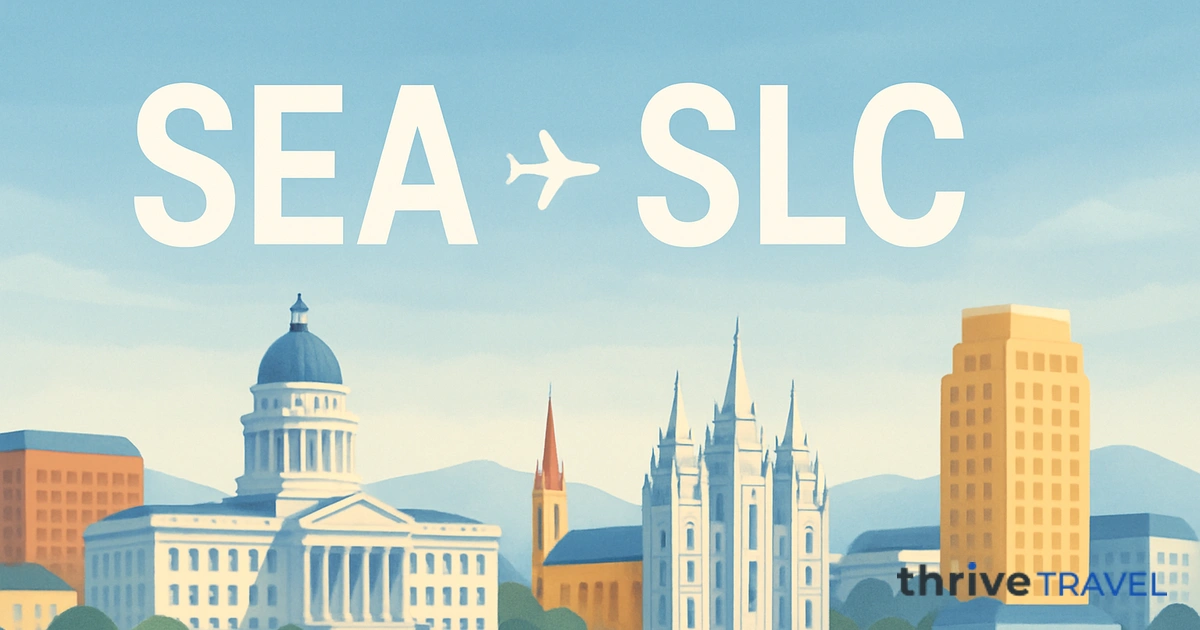 Seattle to Salt Lake City