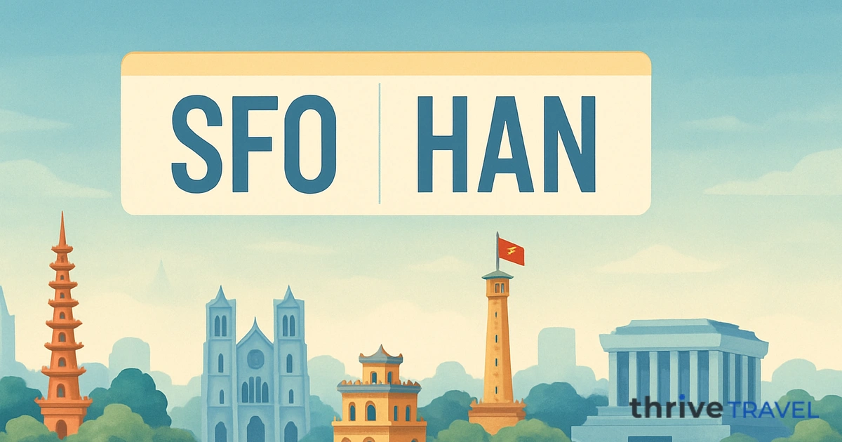 San Francisco to Hanoi