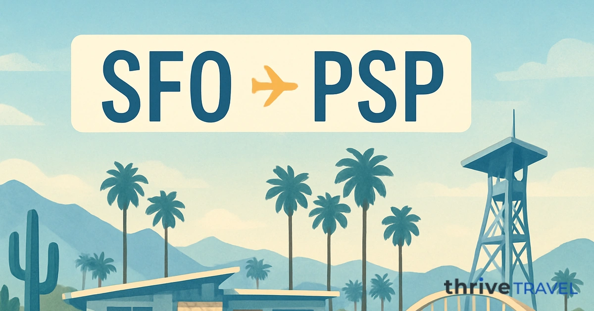 San Francisco to Palm Springs