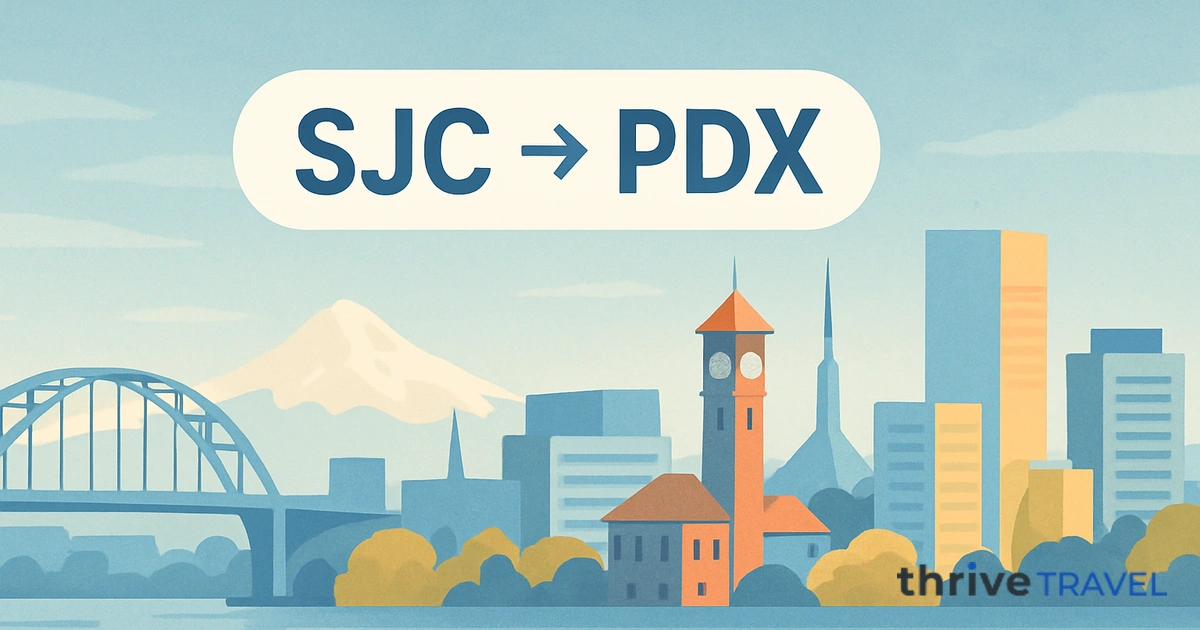 San Jose to Portland