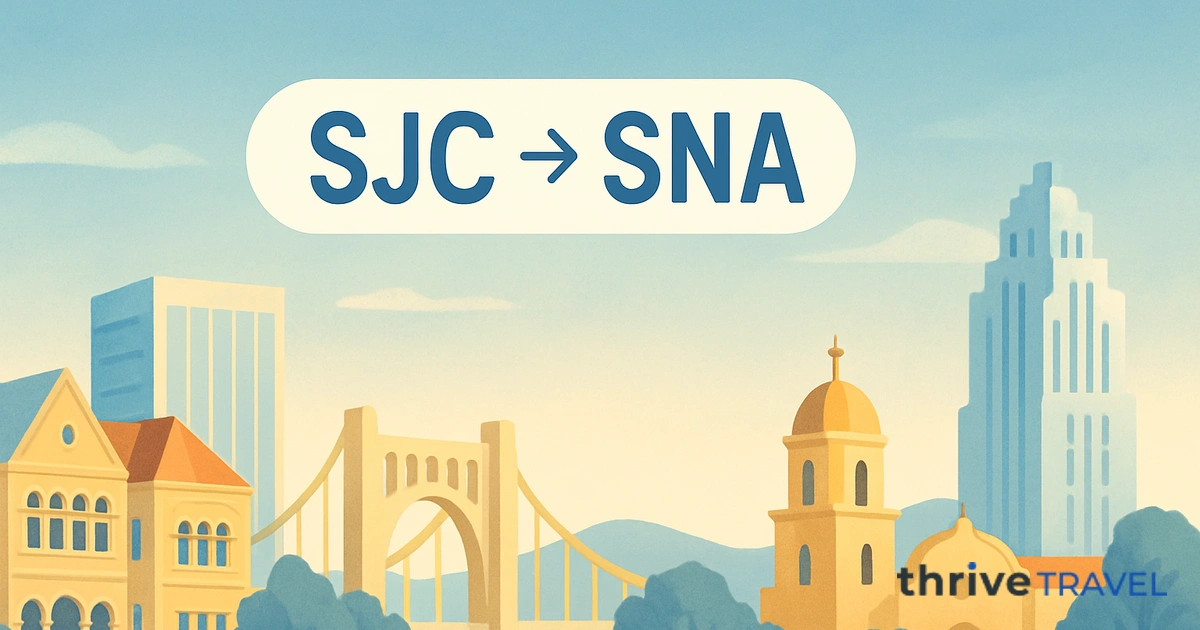 San Jose to Santa Ana
