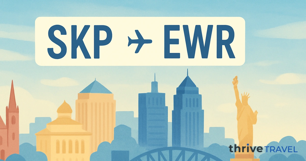 Skopje to Newark