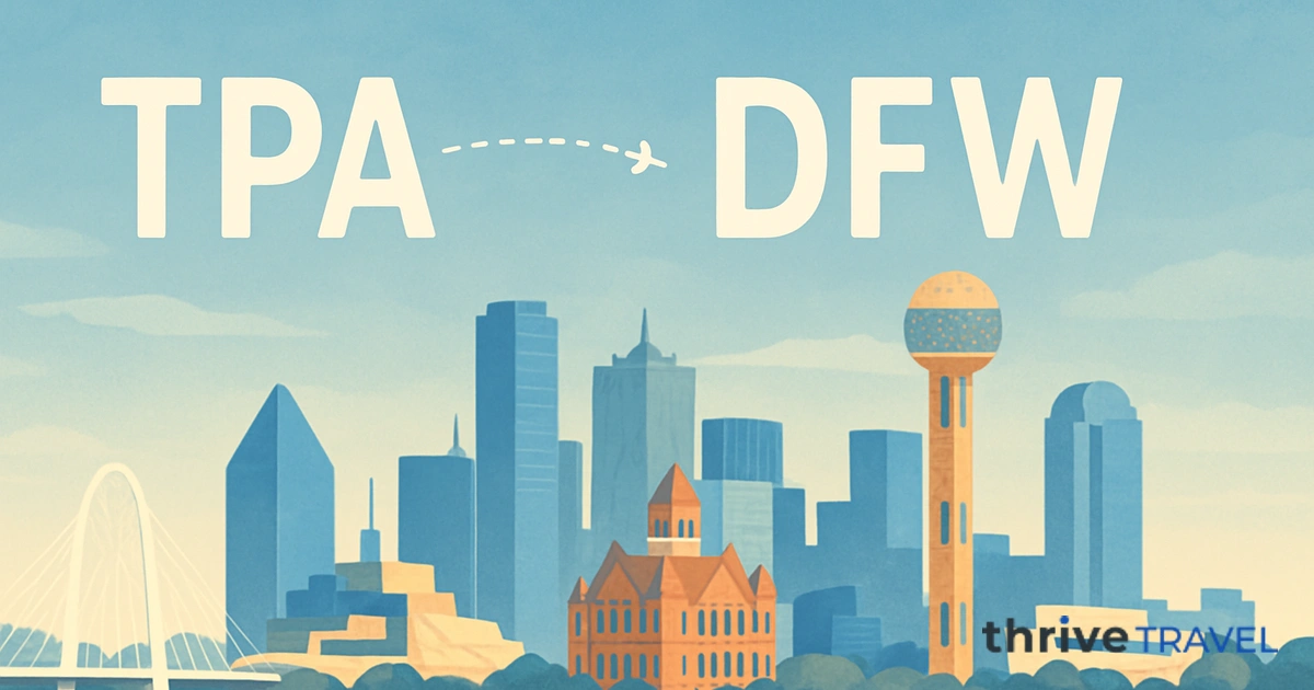 Tampa to Dallas