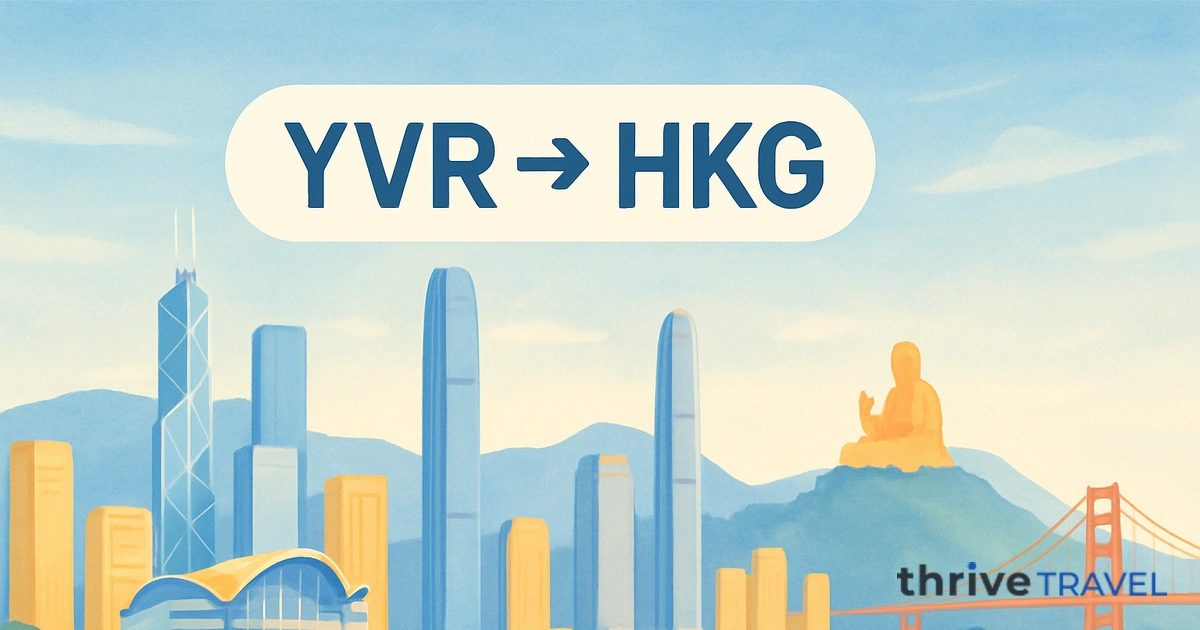 Vancouver to Hong Kong