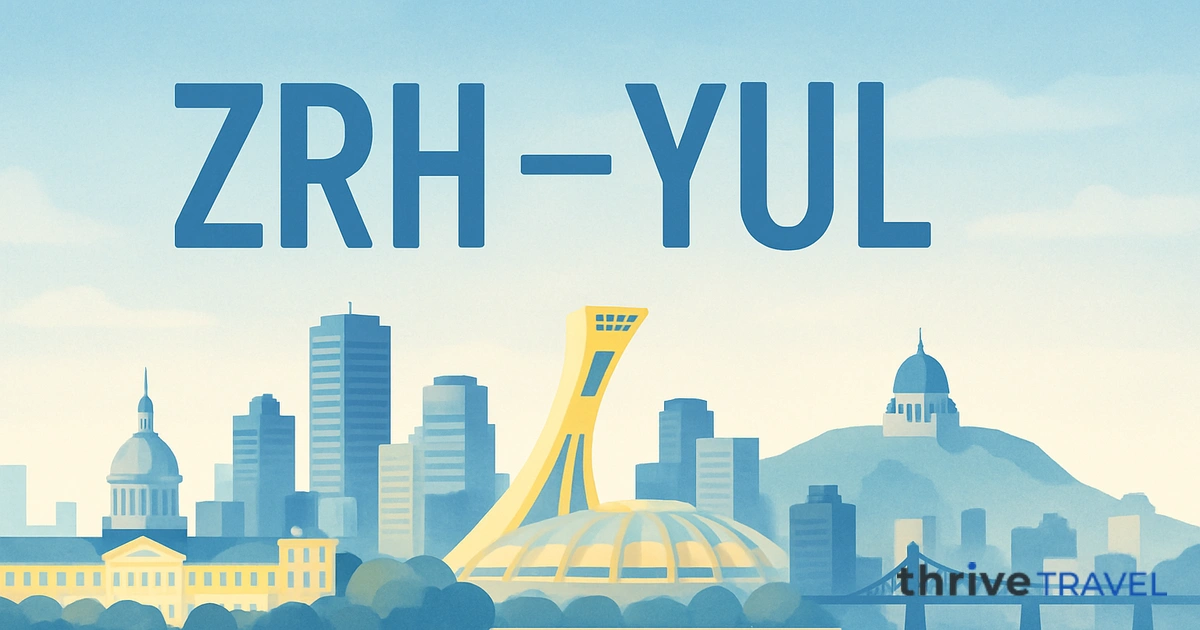 Zurich to Montreal