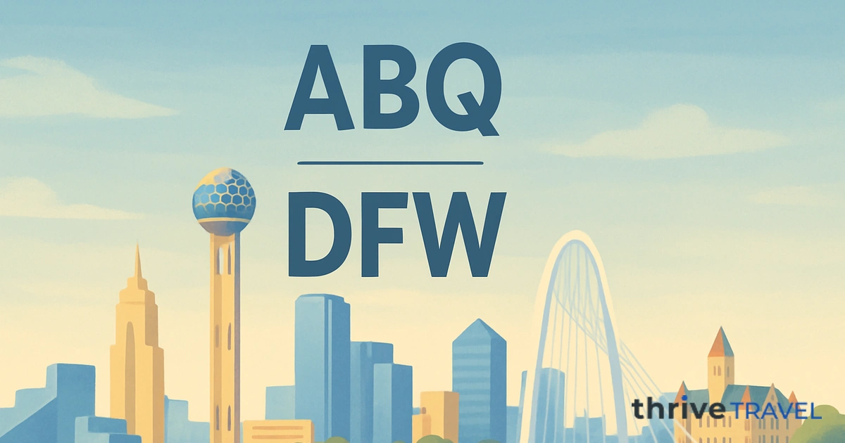Albuquerque to Dallas-Fort Worth