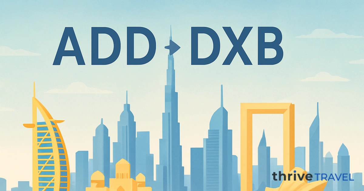 Addis Ababa to Dubai
