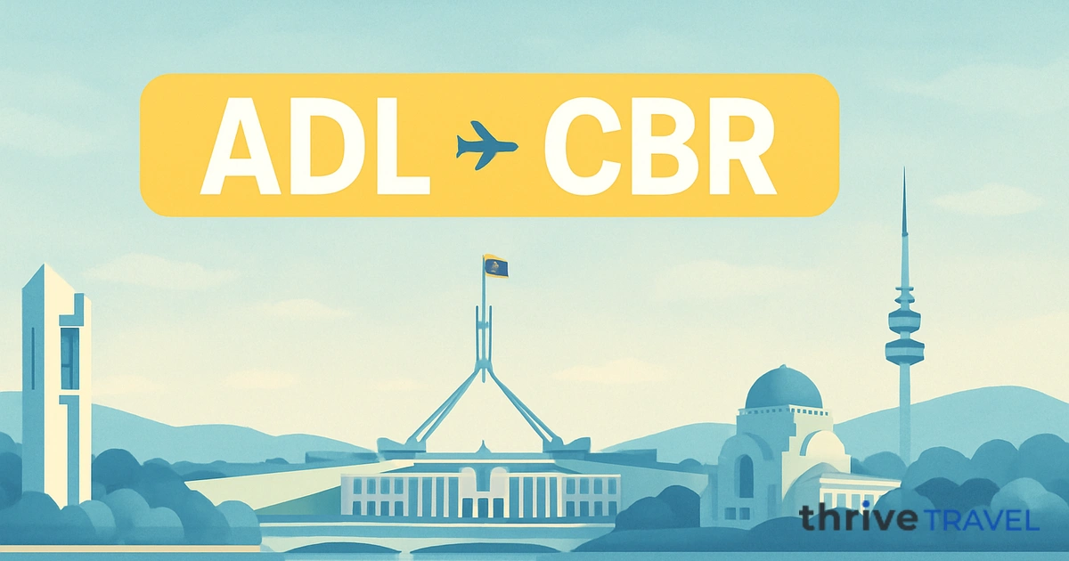 Adelaide to Canberra