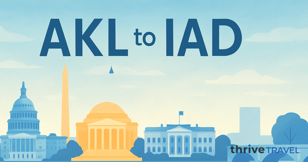 Auckland to Washington D.C.