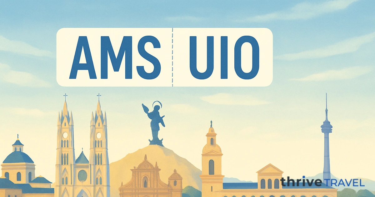 Amsterdam to Quito